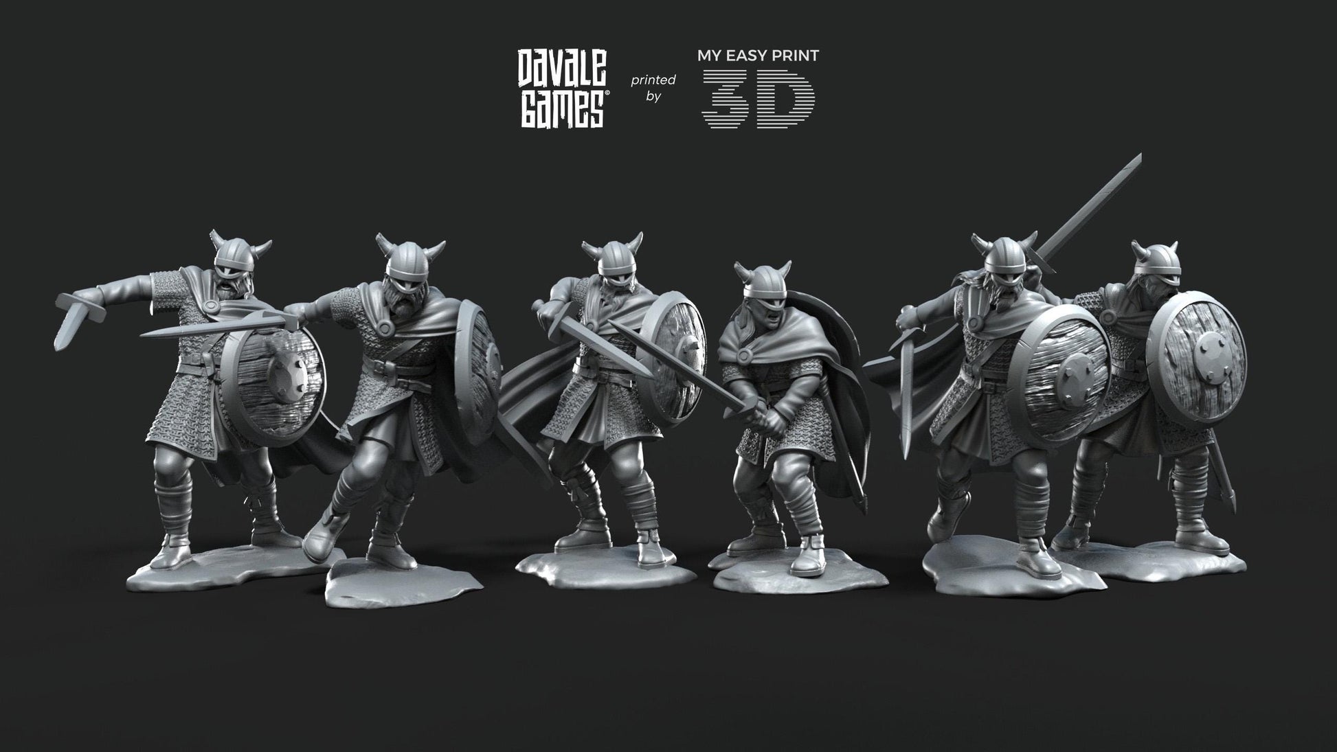 Huscarls (ODIN) - Mythology at Wars - Davale Games - Historical games - 3D Printed with high quality resin