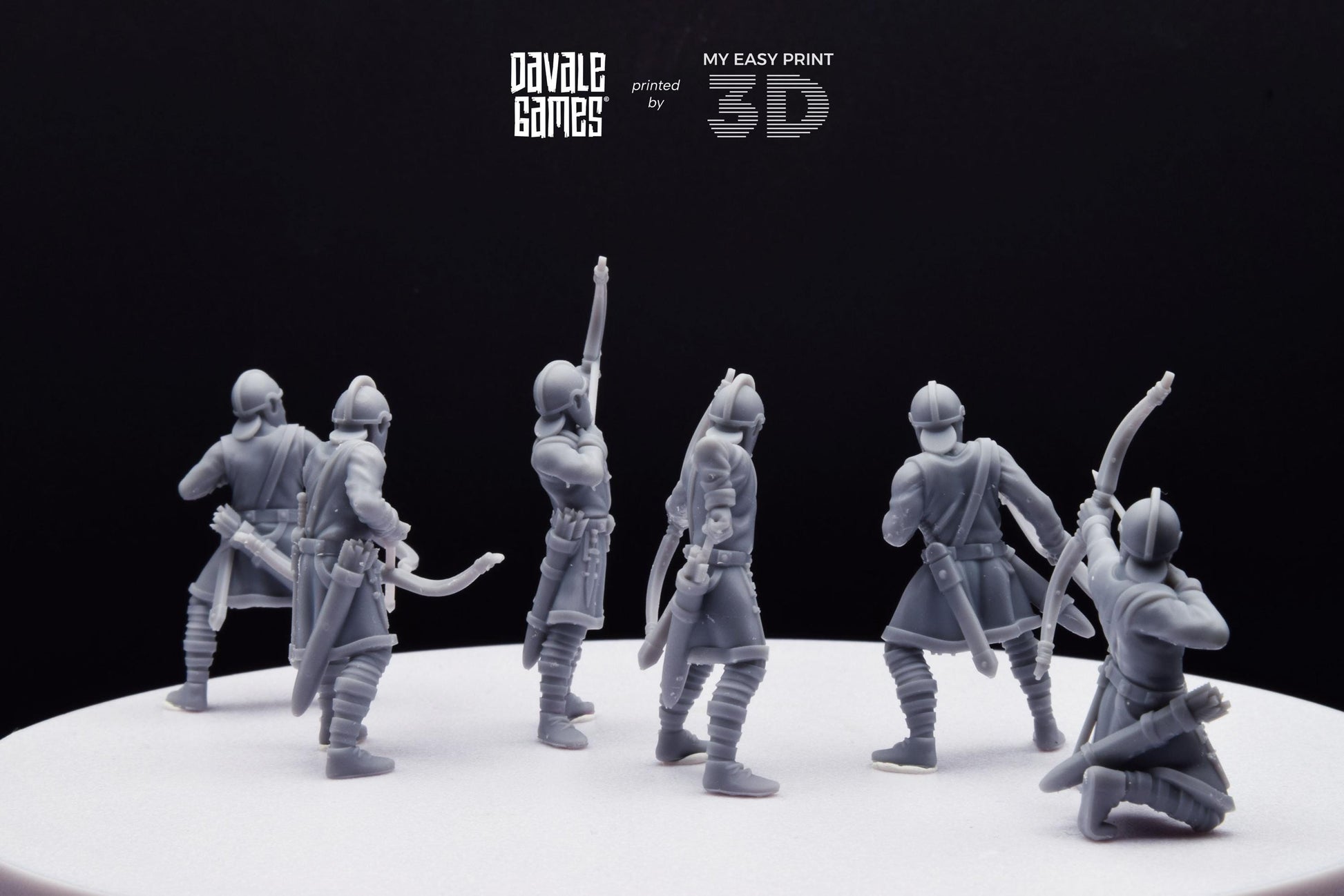 Roman Archers - Davale Games - Historical games - 3D Printed with high quality resin