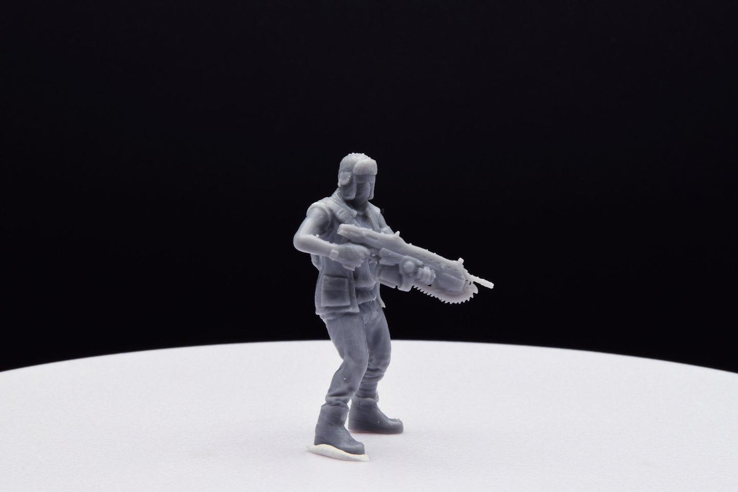 Gears Of War Gary Carmine Miniature - TheSTLSmith - 3D Printed with high quality resin for Skirmish/D&D games