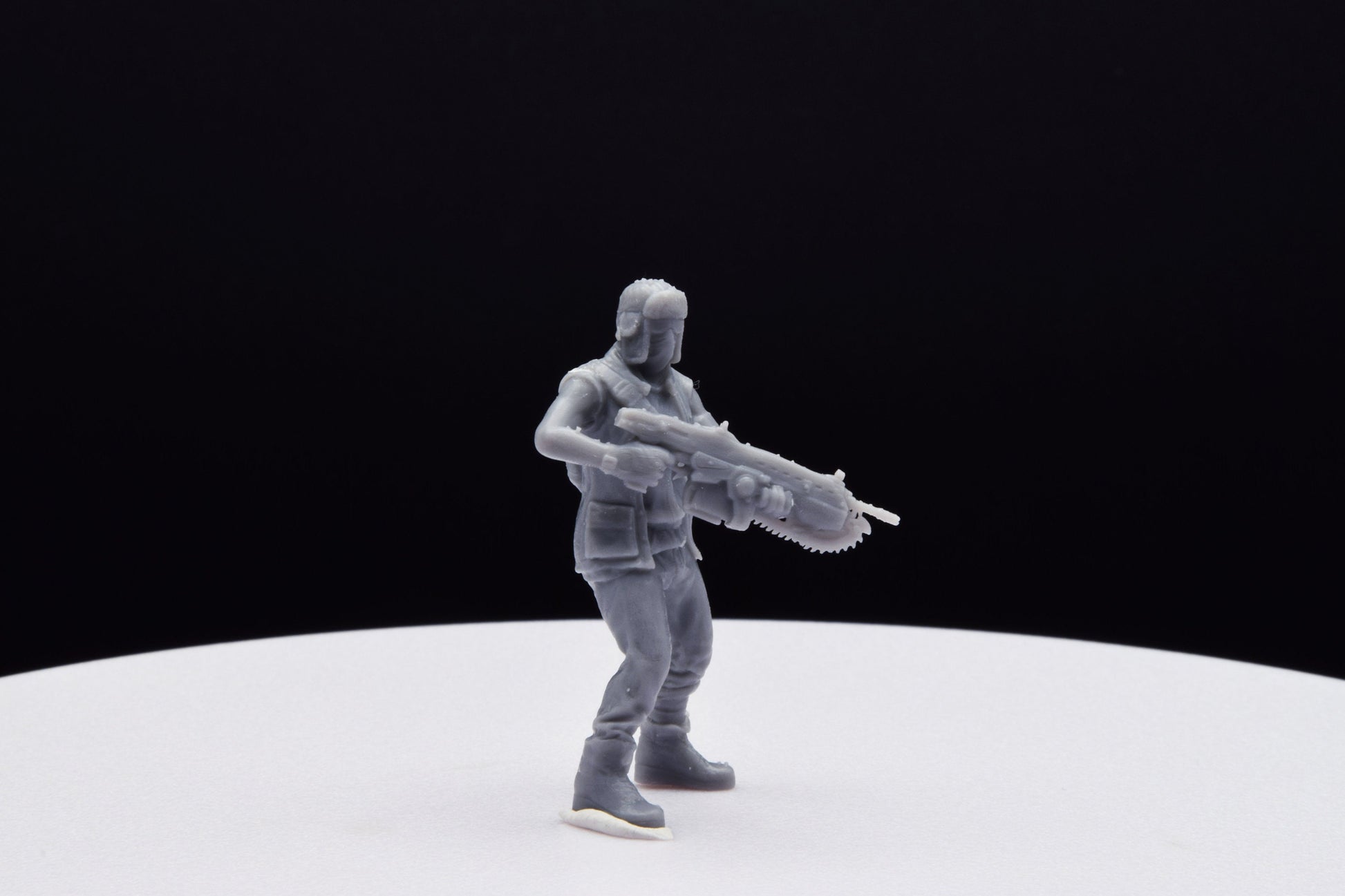 Gears Of War Gary Carmine Miniature - TheSTLSmith - 3D Printed with high quality resin for Skirmish/D&D games