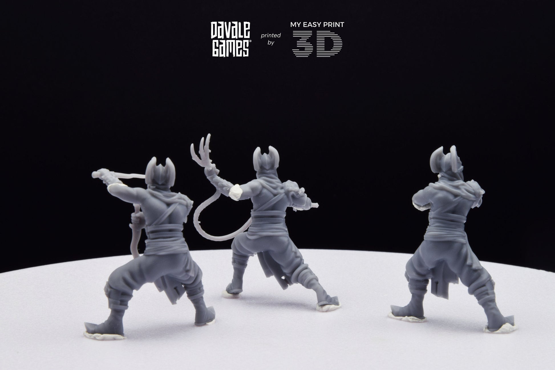 Dragon Army Assassin - Davale Games - 3D Printed with high quality resin for LOTR/D&D games