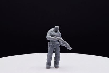 Gears Of War Jace Stratton Ot Miniature - TheSTLSmith - 3D Printed with high quality resin for Skirmish/D&D games