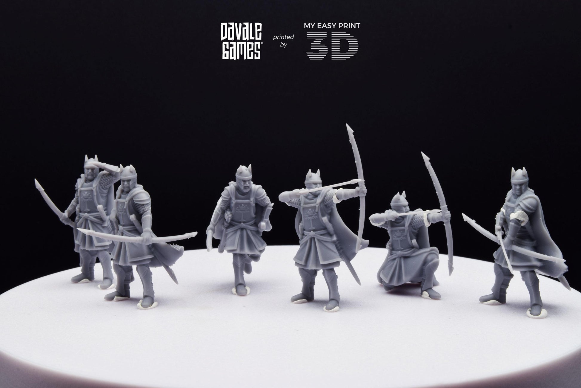 High Human Archer - Davale Games - 3D Printed with high quality resin for LOTR/D&D games