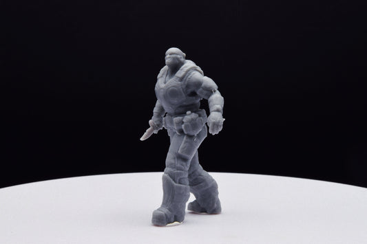 Gears Of War Marcus Fenix Summer Ot Miniature - TheSTLSmith - 3D Printed with high quality resin for Skirmish/D&D games