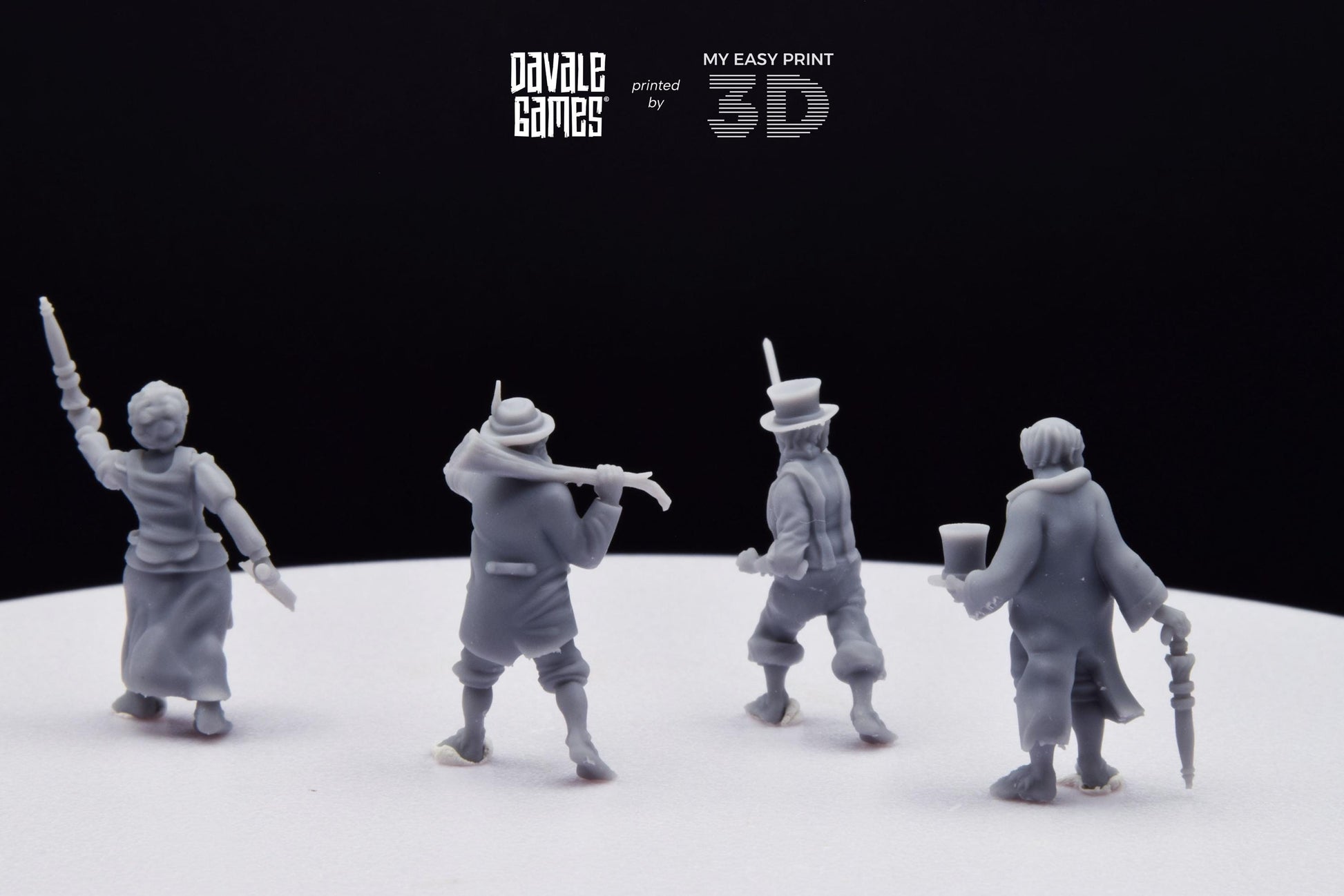 Halfmen Oficial - Davale Games - 3D Printed with high quality resin for LOTR/D&D games