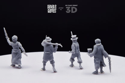 Halfmen Oficial - Davale Games - 3D Printed with high quality resin for LOTR/D&D games