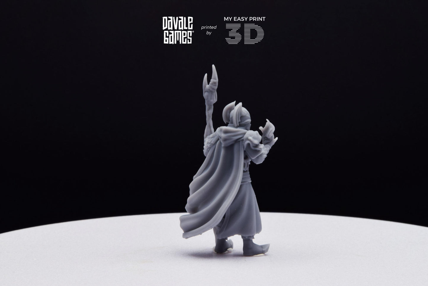 Bordörgin The Great Sorcerer - Dragon Army - Davale Games - 3D Printed with high quality resin for LOTR/D&D games