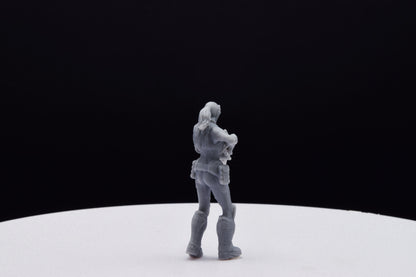 Gears Of War Sofia Hendrik Ot Miniature - TheSTLSmith - 3D Printed with high quality resin for Skirmish/D&D games