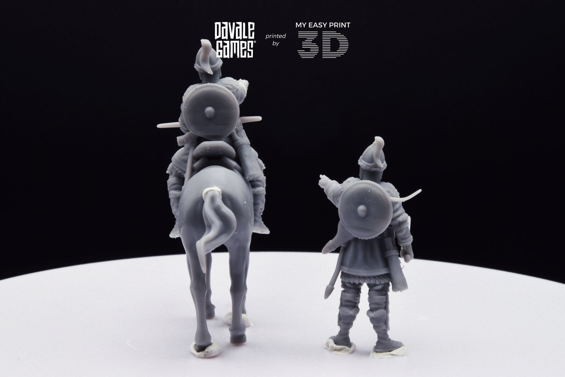 Attila the Hun - Battle of The Catalaunian Plains - Foot and Mounted - Davale Games - Historical games - 3D Printed with high quality resin