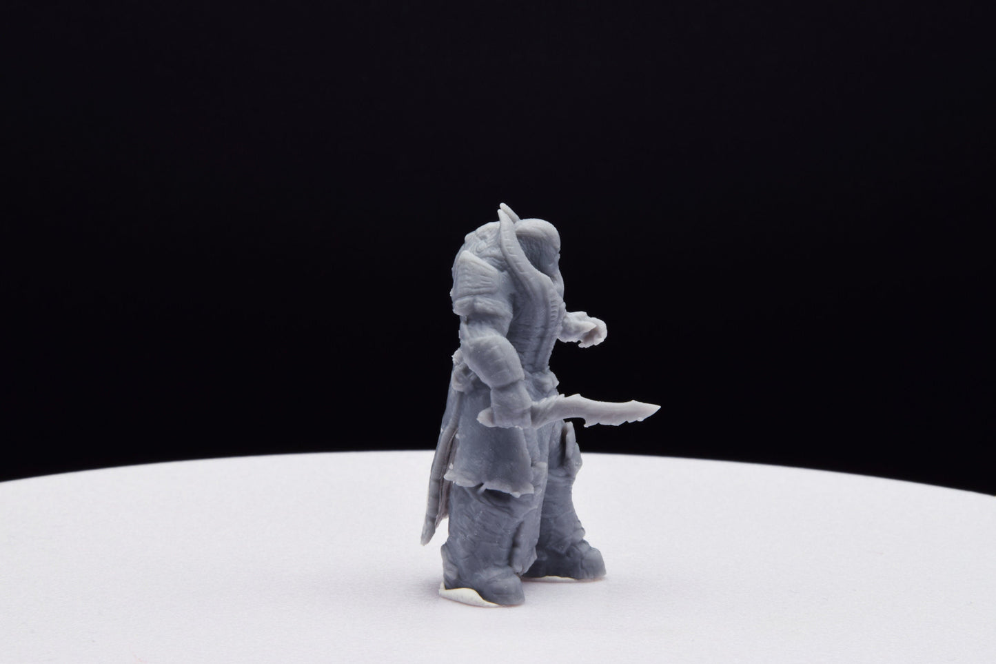 Gears Of War General Raam Ot Miniature - TheSTLSmith - 3D Printed with high quality resin for Skirmish/D&D games
