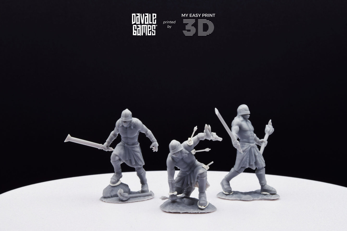 Blood-Handed Berseker Extra Poses - Davale Games - 3D Printed with high quality resin for LOTR/D&D games