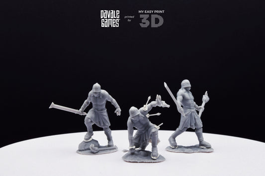 Blood-Handed Berseker Extra Poses - Davale Games - 3D Printed with high quality resin for LOTR/D&D games