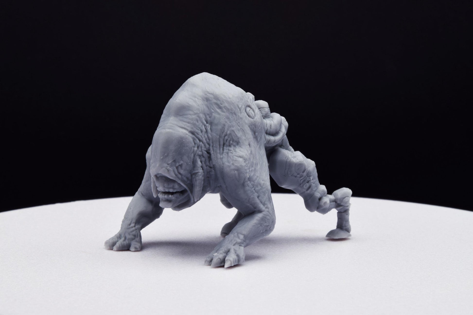 Doom Pinky Miniature - Fanmade - TheSTLSmith - 3D Printed with high quality resin for Skirmish/D&D games