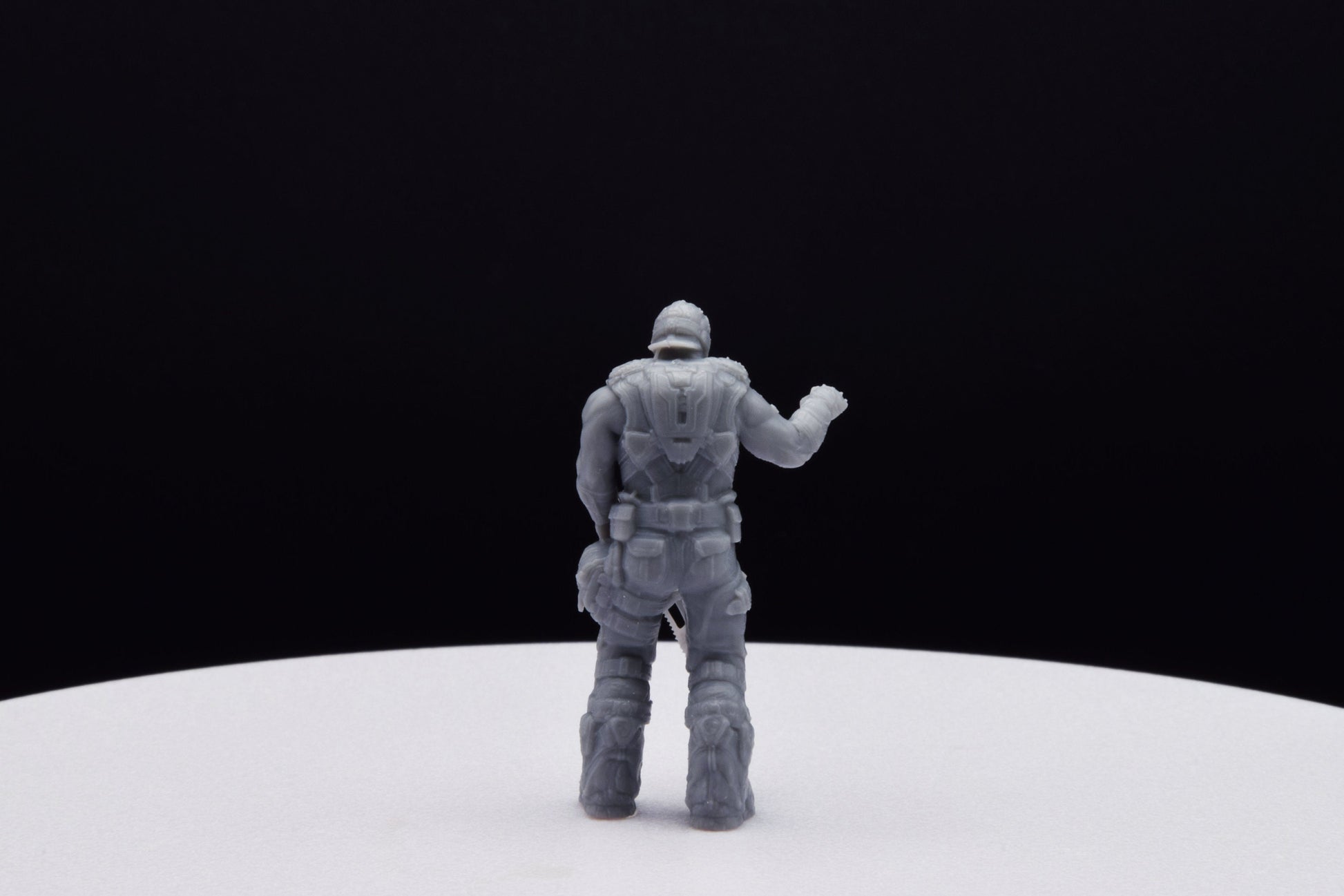 Gears Of War Clayton Carmine Ot Miniature - TheSTLSmith - 3D Printed with high quality resin for Skirmish/D&D games