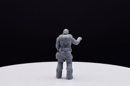 Gears Of War Clayton Carmine Ot Miniature - TheSTLSmith - 3D Printed with high quality resin for Skirmish/D&D games