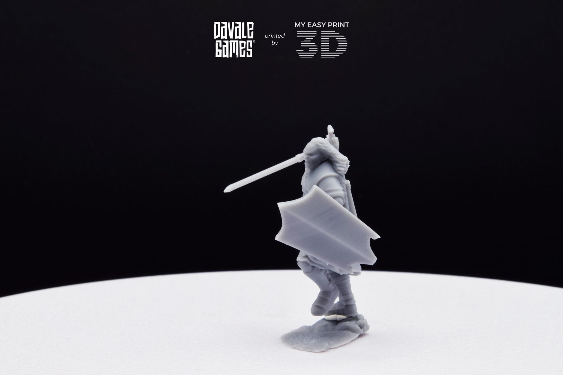 Outrider blood handed Main captain - Davale Games - 3D Printed with high quality resin for LOTR/D&D games