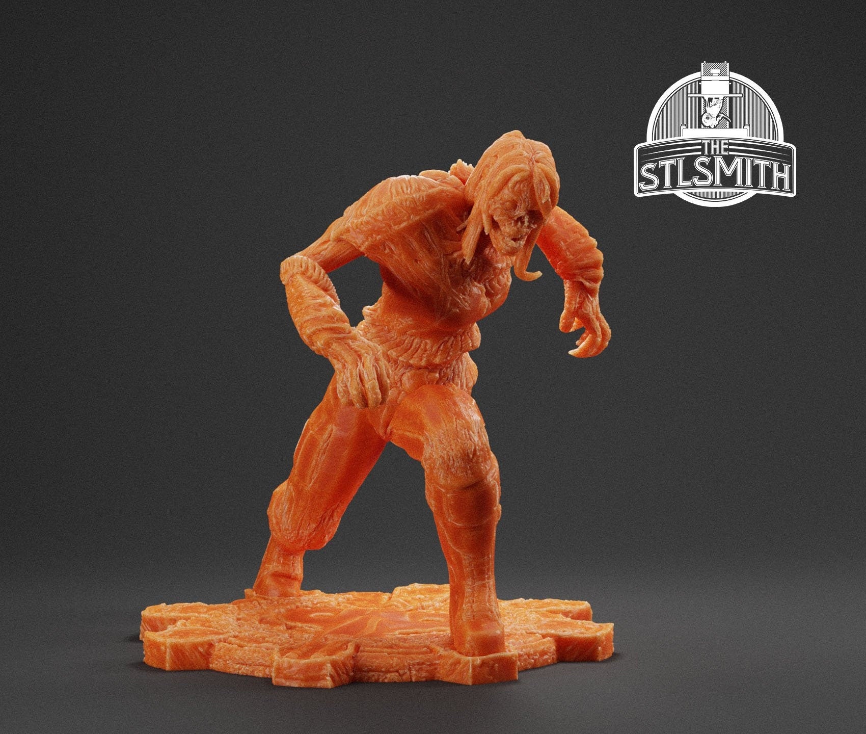 Gears Of War Lambent Former Female Ot Miniature - TheSTLSmith - 3D Printed with high quality resin for Skirmish/D&D games