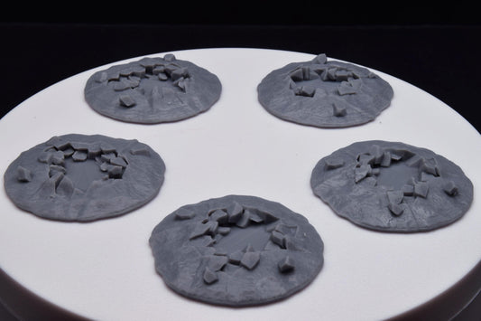 Gears Of War 5x Hole and Collapsed Hole Miniature - Cramer - 3D Printed with high quality resin for Skirmish/D&D games