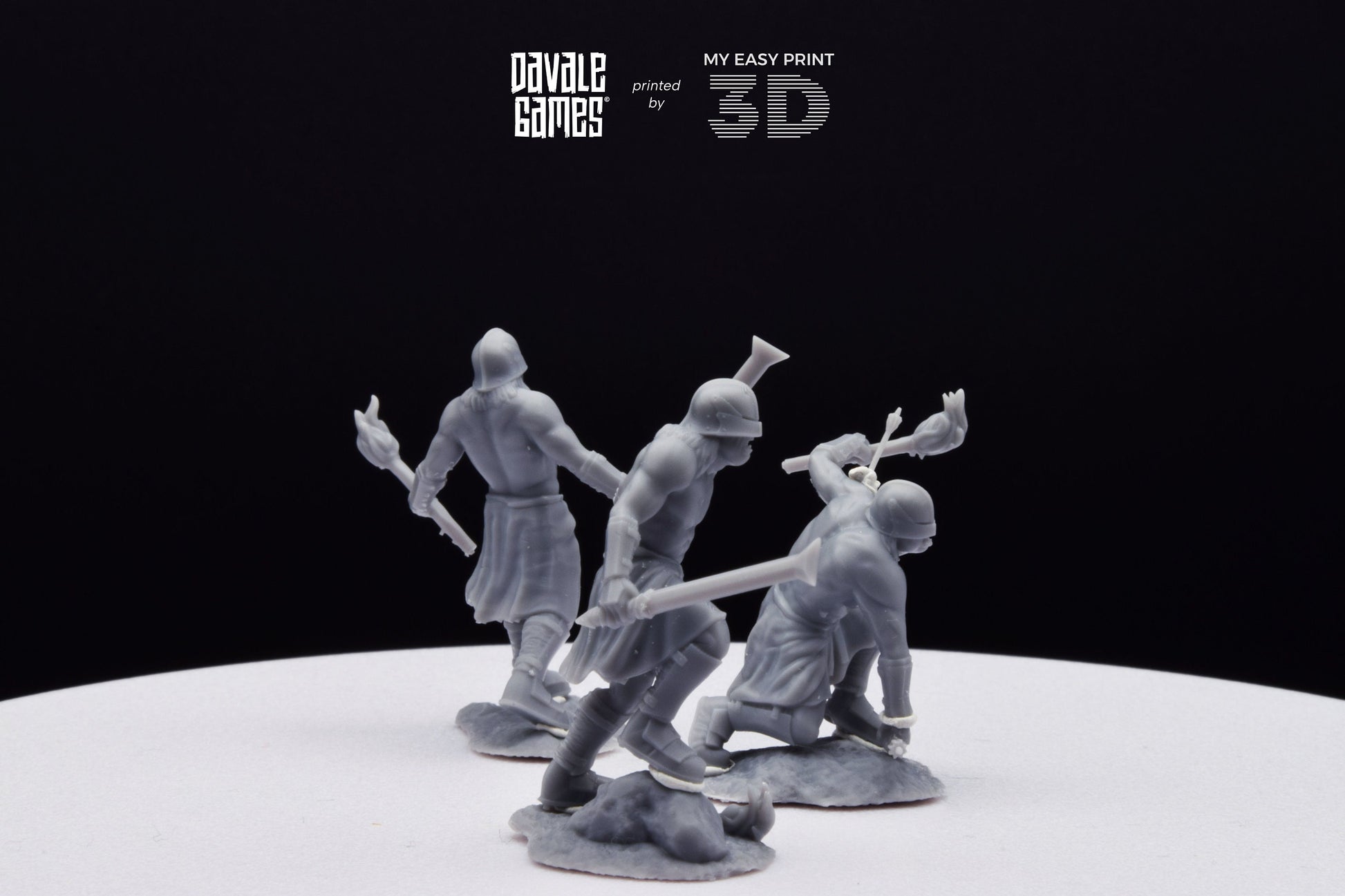 Blood-Handed Berseker Extra Poses - Davale Games - 3D Printed with high quality resin for LOTR/D&D games