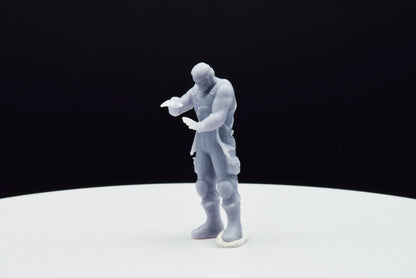Gears Of War Dominic Santiago Gardener Ot Miniature - TheSTLSmith - 3D Printed with high quality resin for Skirmish/D&D games
