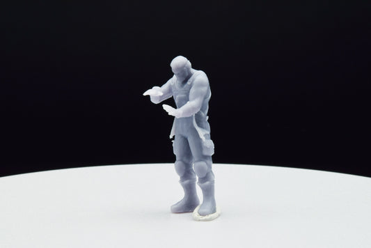 Gears Of War Dominic Santiago Gardener Ot Miniature - TheSTLSmith - 3D Printed with high quality resin for Skirmish/D&D games