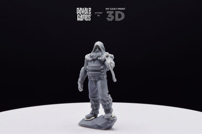Grudder The Bearman - Davale Games - 3D Printed with high quality resin for LOTR/D&D games