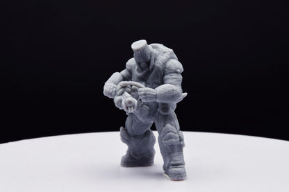 Gears Of War Boomer Grinder Ot Miniature - TheSTLSmith - 3D Printed with high quality resin for Skirmish/D&D games