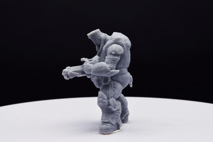 Gears Of War Boomer Grinder Ot Miniature - TheSTLSmith - 3D Printed with high quality resin for Skirmish/D&D games