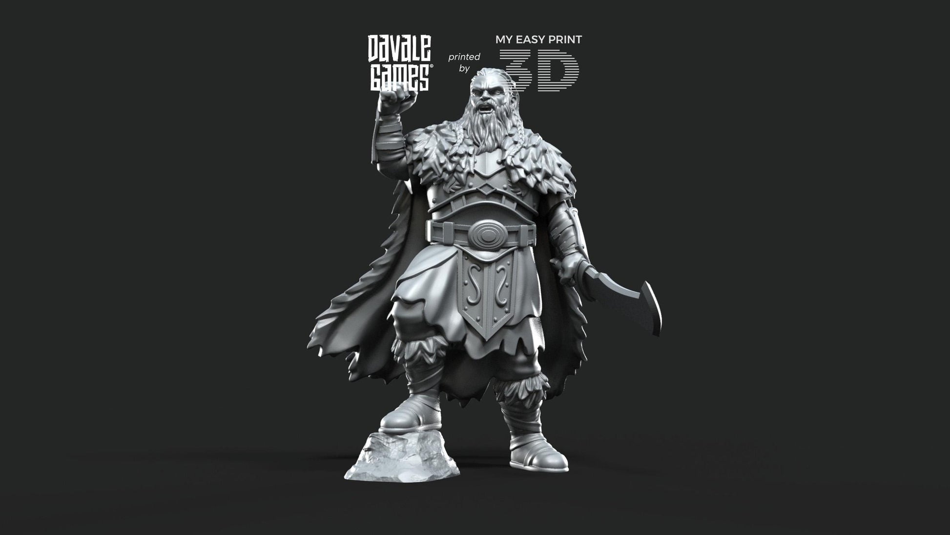Frederic The Lord - Fellmount Reavers - Davale Games - 3D Printed with high quality resin for LOTR/D&D games