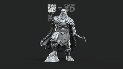 Frederic The Lord - Fellmount Reavers - Davale Games - 3D Printed with high quality resin for LOTR/D&D games