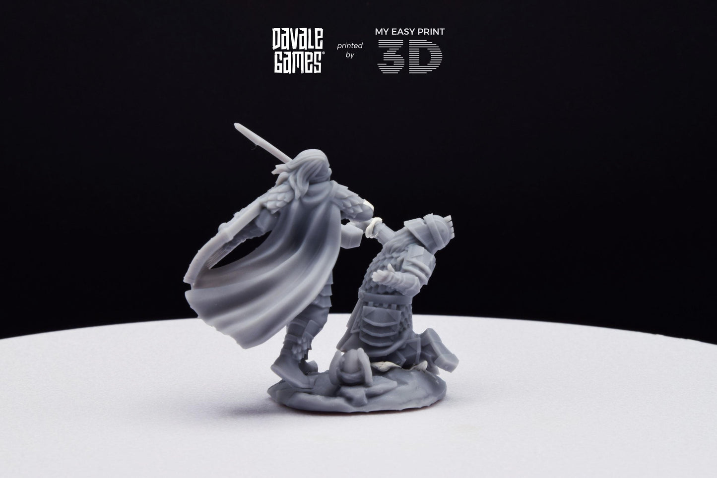 Rabänti General of the Elite - Dragon Army - Davale Games - 3D Printed with high quality resin for LOTR/D&D games