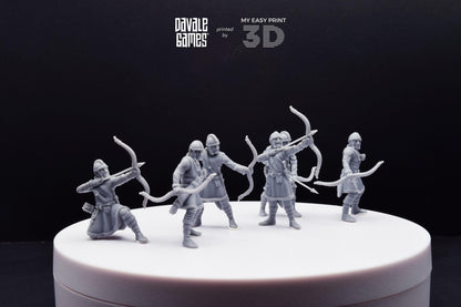 Roman Archers - Davale Games - Historical games - 3D Printed with high quality resin