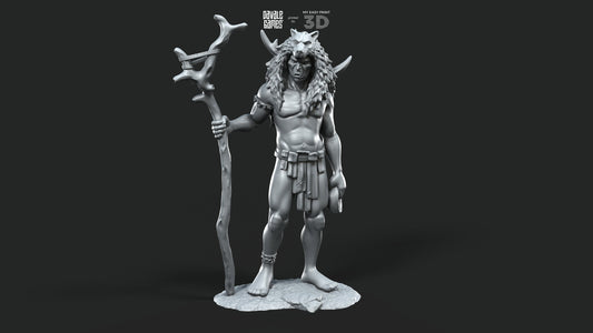Blood-Handed Shaman - Davale Games - 3D Printed with high quality resin for LOTR/D&D games