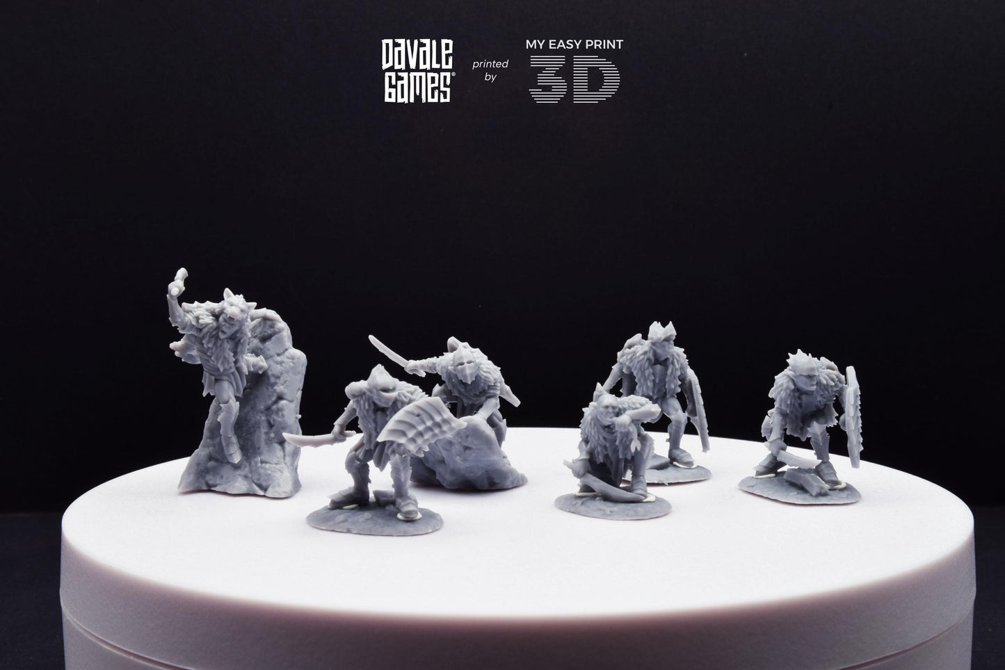 Beast Tamers - Goblins of the cave - Davale Games - 3D Printed with high quality resin for LOTR/D&D games