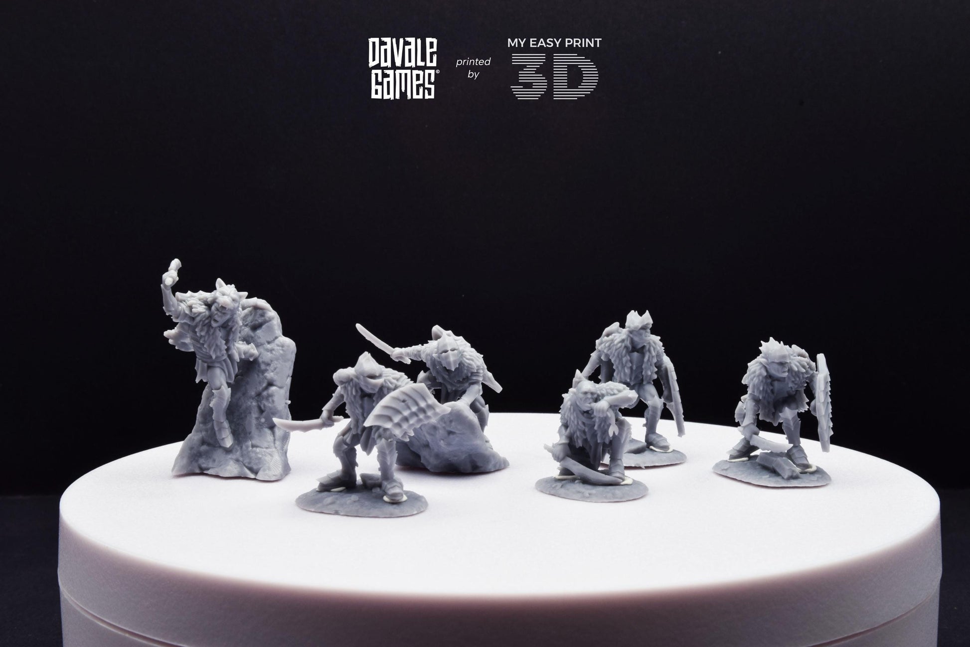 Beast Tamers - Goblins of the cave - Davale Games - 3D Printed with high quality resin for LOTR/D&D games
