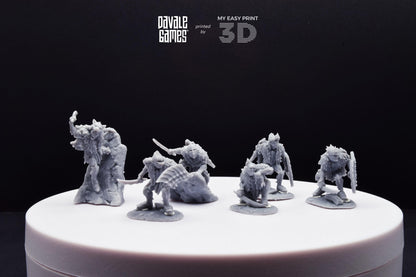 Beast Tamers - Goblins of the cave - Davale Games - 3D Printed with high quality resin for LOTR/D&D games