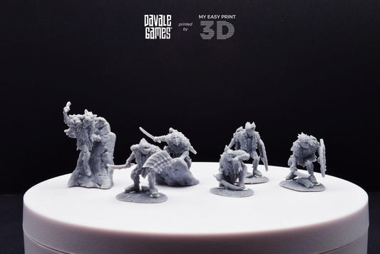 Beast Tamers - Goblins of the cave - Davale Games - 3D Printed with high quality resin for LOTR/D&D games