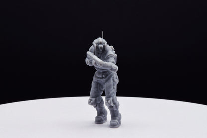 Gears Of War DeeBee Deadeye Miniature - TheSTLSmith - 3D Printed with high quality resin for Skirmish/D&D games