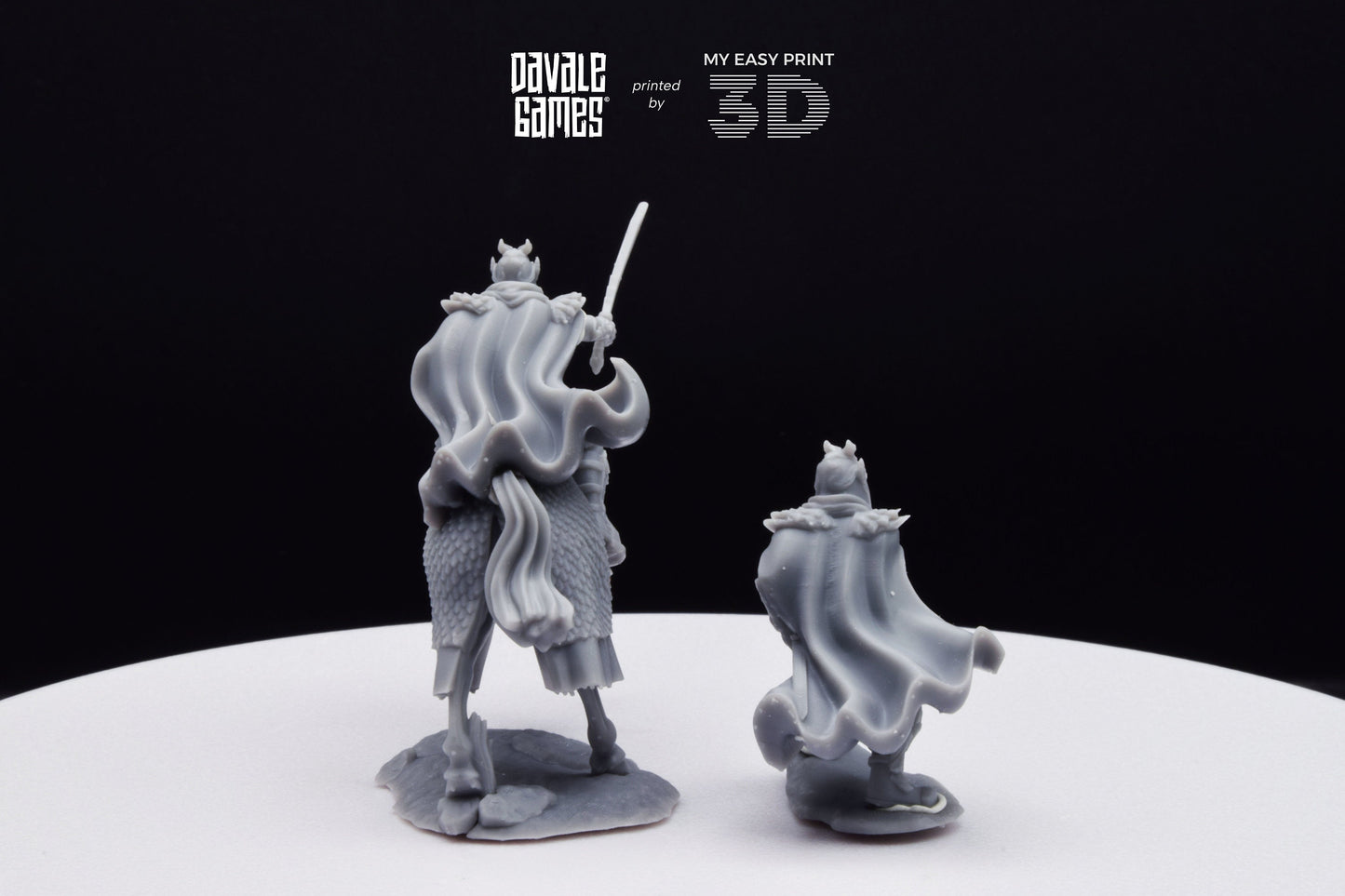 Lord of Dragons - Foot and Mounted - Davale Games - 3D Printed with high quality resin for LOTR/D&D games