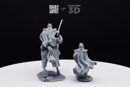 Lord of Dragons - Foot and Mounted - Davale Games - 3D Printed with high quality resin for LOTR/D&D games