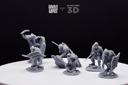 Beast Tamers - Goblins of the cave - Davale Games - 3D Printed with high quality resin for LOTR/D&D games