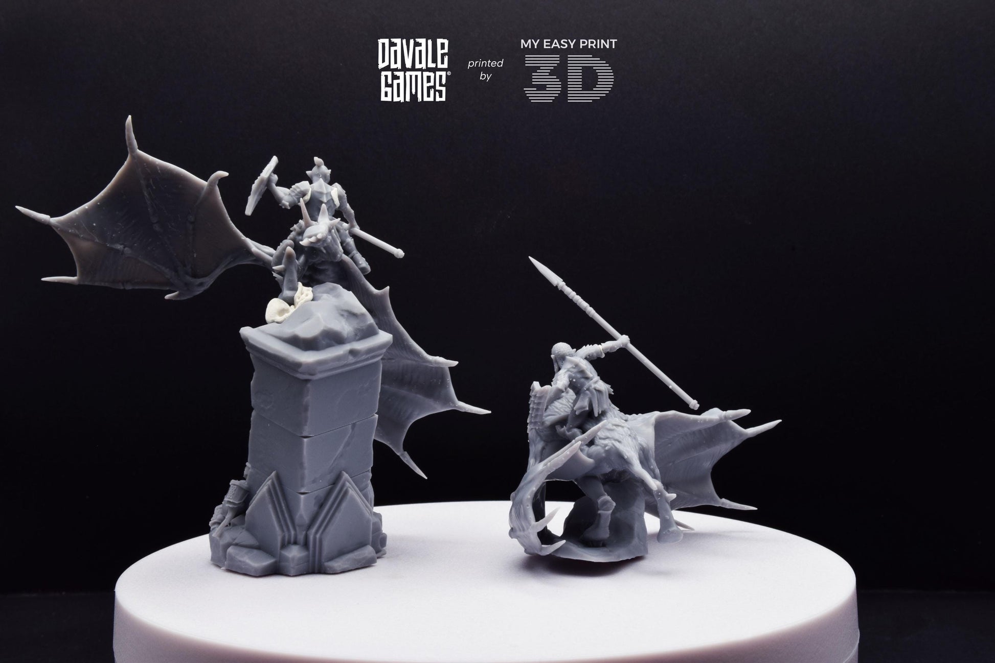 Bat Riders - Goblins of the cave - Davale Games - 3D Printed with high quality resin for LOTR/D&D games