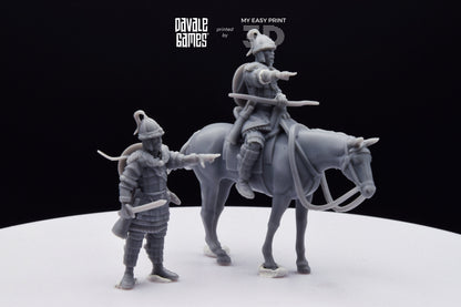 Attila the Hun - Battle of The Catalaunian Plains - Foot and Mounted - Davale Games - Historical games - 3D Printed with high quality resin
