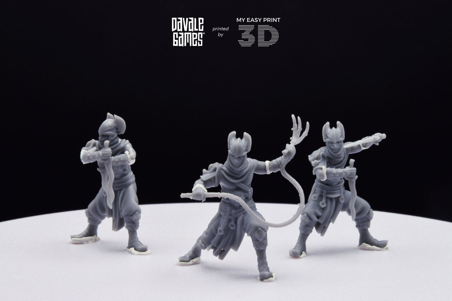Dragon Army Assassin - Davale Games - 3D Printed with high quality resin for LOTR/D&D games
