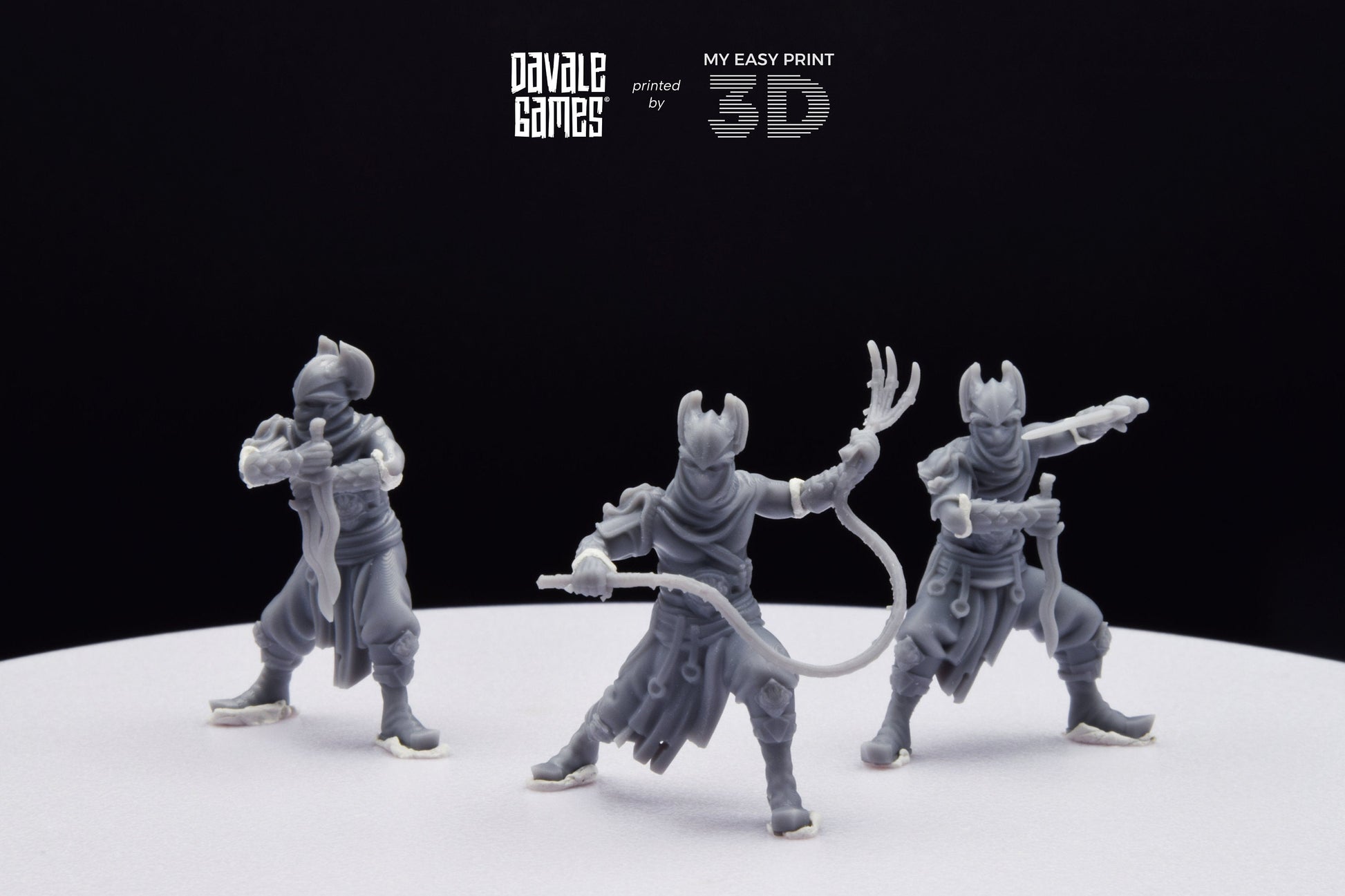 Dragon Army Assassin - Davale Games - 3D Printed with high quality resin for LOTR/D&D games
