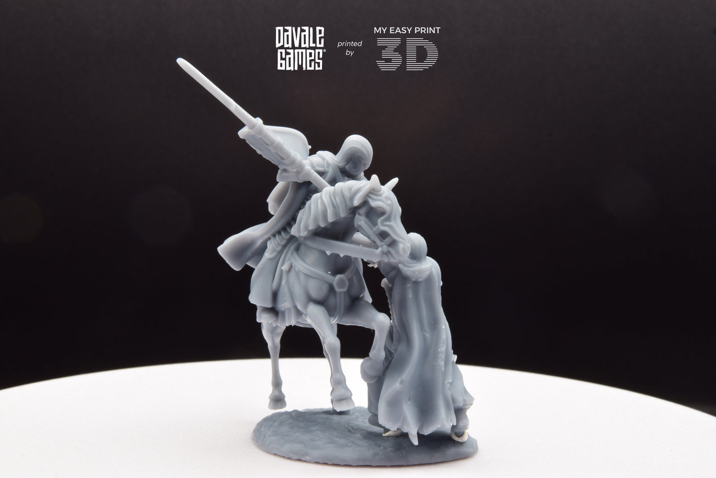 Bloody Elf Banner - Mounted - Davale Games - 3D Printed with high quality resin for LOTR/D&D games