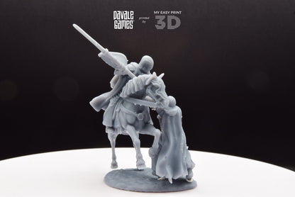 Bloody Elf Banner - Mounted - Davale Games - 3D Printed with high quality resin for LOTR/D&D games