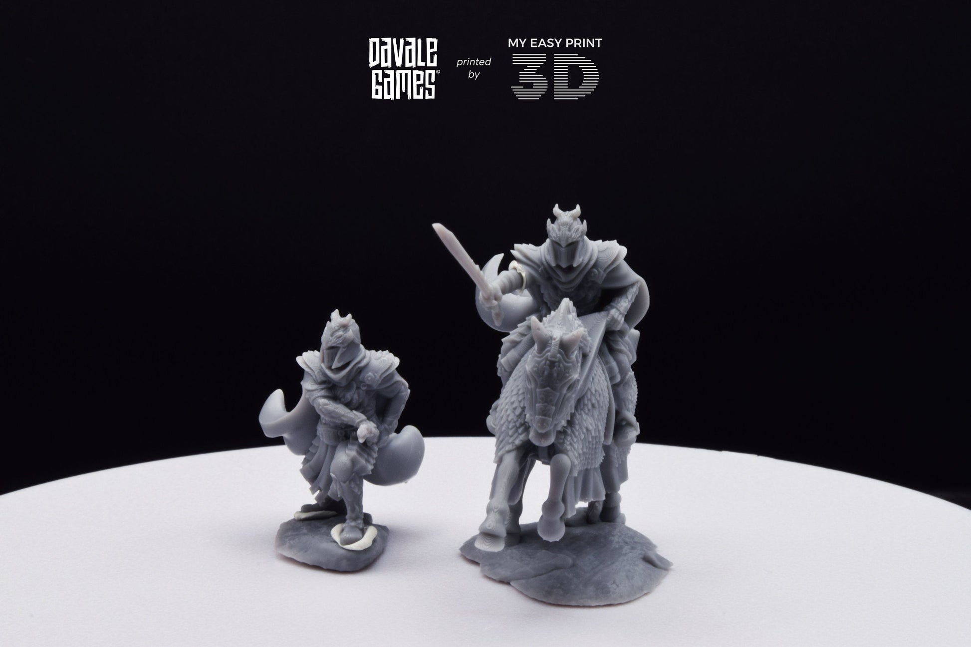 Lord of Dragons - Foot and Mounted - Davale Games - 3D Printed with high quality resin for LOTR/D&D games