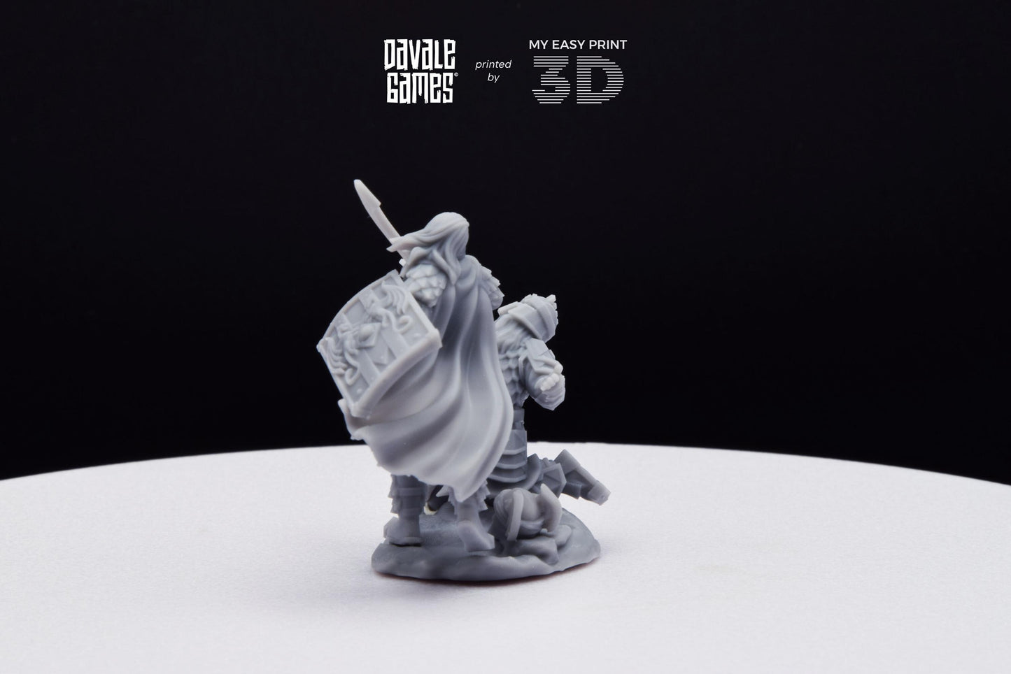 Rabänti General of the Elite - Dragon Army - Davale Games - 3D Printed with high quality resin for LOTR/D&D games