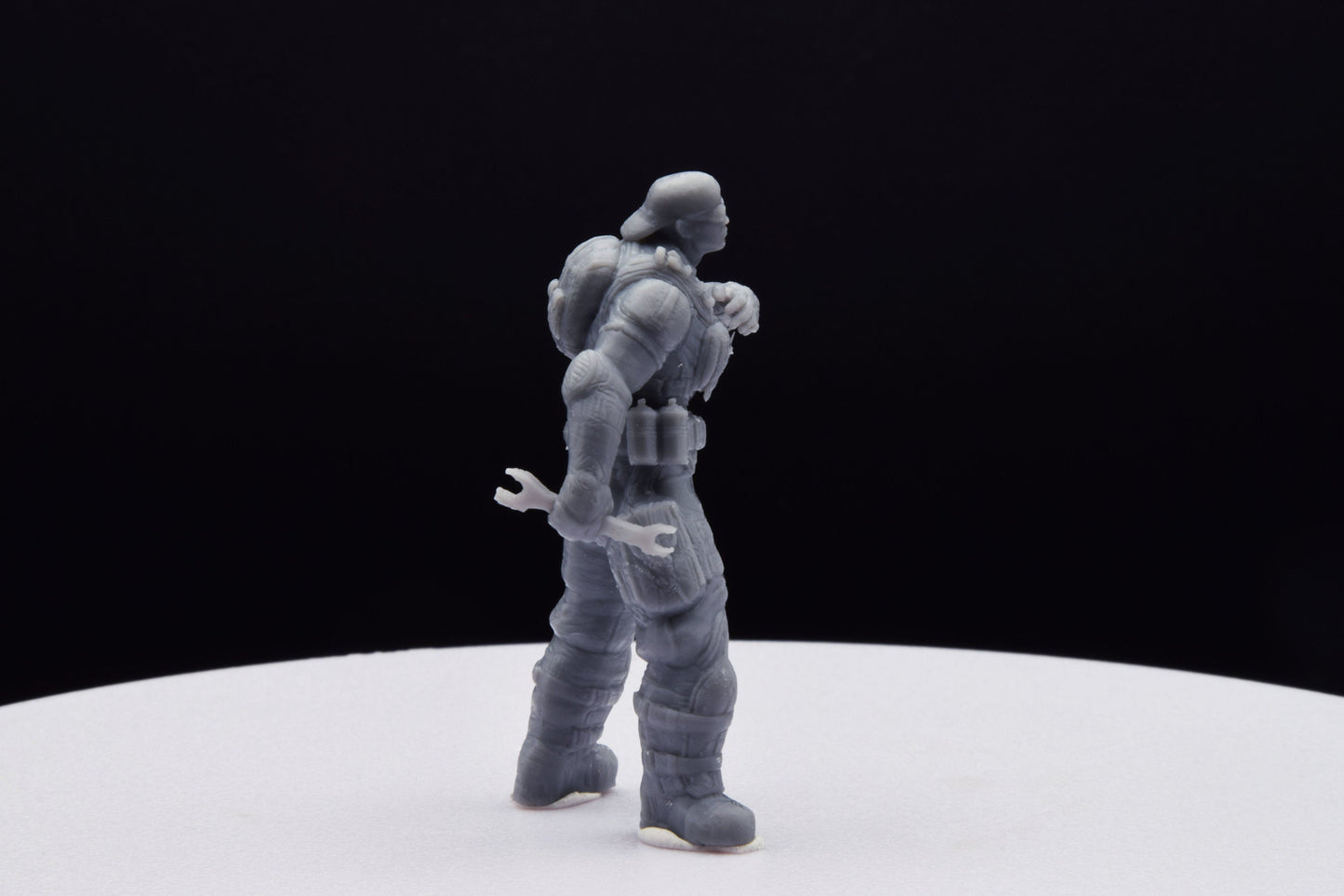Gears Of War Damon Baird Mechanic Ot Miniature - TheSTLSmith - 3D Printed with high quality resin for Skirmish/D&D games
